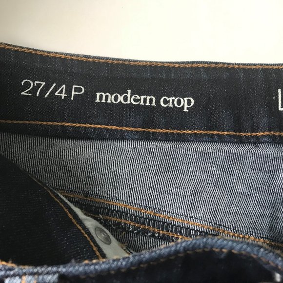 Ann Taylor LOFT Modern Crop Stretch Jeans Capri - Picture 3 of 4